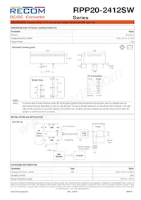 RPP20-2412SW Datasheet Pagina 5