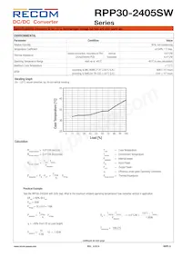 RPP30-2405SW Datasheet Pagina 3