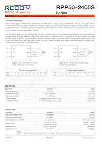 RPP50-2405S Datasheet Page 2