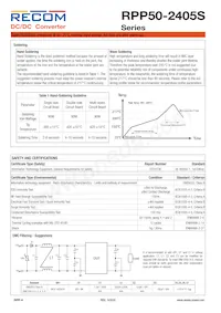 RPP50-2405S Datasheet Pagina 4