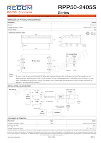 RPP50-2405S Datasheet Page 5