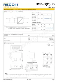 RS3-483.3DZ/H3 Datasheet Page 5