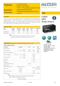 RSE-0505S/H2 Datasheet Copertura