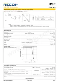 RSE-0505S/H2 Datasheet Pagina 3