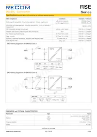 RSE-0505S/H2 Datasheet Pagina 4