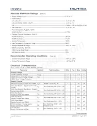 RT9919GQW Datasheet Page 8