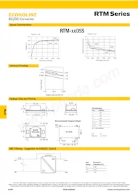 RTM-2405S/H Datasheet Pagina 2