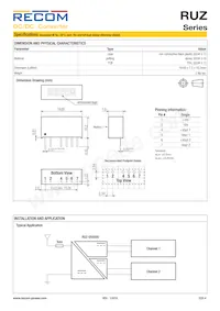 RUZ-050505/HP Datasheet Pagina 4