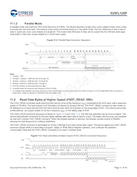 S25FL128P0XNFI011M Datasheet Pagina 16