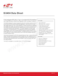 SI3404-A-GMR數據表 封面