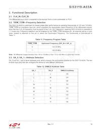 SI53119-A03AGMR Datasheet Page 13