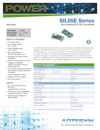 SIL05E-05W3V3-VJ Datenblatt Cover