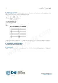 SLDM-12D1ALR Datasheet Page 18