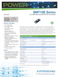 SMT10E-12W3V3J Datasheet Cover