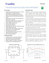 SPM1004-5V0C Datasheet Cover