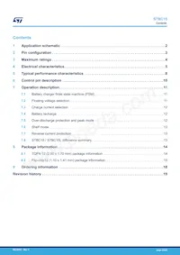 STBC15LJTR Datasheet Page 20