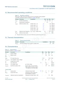 TFF11115HN/N1 Datasheet Page 9