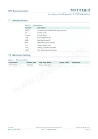 TFF11115HN/N1 Datasheet Page 14