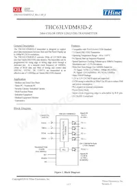 THC63LVDM83D-Z Datasheet Cover