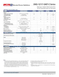 UWQ-12/17-Q48PTB9-C數據表 頁面 4
