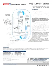 UWQ-12/17-Q48PTB9-C Datasheet Pagina 17