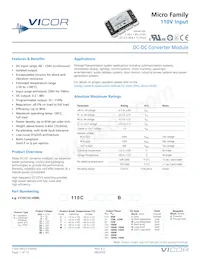 V110C8T75BS3 Datasheet Cover