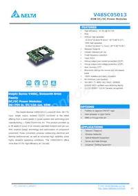 V48SC05013NRFA Datasheet Cover