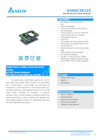 V48SC3R325NRFA Datasheet Cover