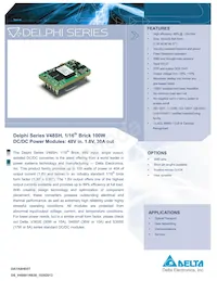 V48SH1R830NNFA Datasheet Cover