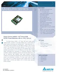 V48SR05013NRFA Datasheet Cover