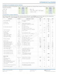 VTM48EH015M050A00 Datasheet Pagina 2