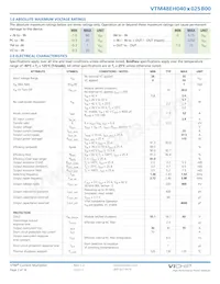 VTM48EH040M025B00 Datasheet Pagina 2