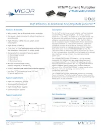 VTM48ET040M050B0R Datasheet Copertura