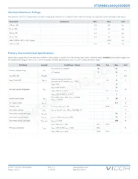 VTM48ET040M050B0R Datasheet Page 2