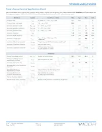 VTM48ET040M050B0R Datasheet Pagina 3