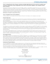 VTM48ET040M050B0R Datasheet Page 21