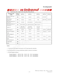 W25Q16DVZPJP Datasheet Page 23