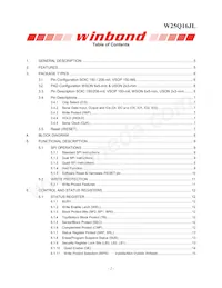 W25Q16JLZPIG Datasheet Page 2
