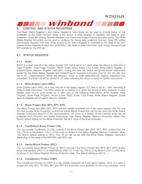 W25Q16JLZPIG Datasheet Pagina 12