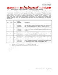 W25Q257JVFIQ Datasheet Page 17