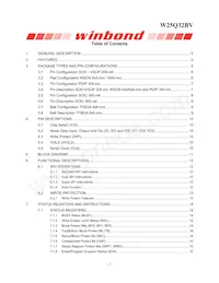 W25Q32BVZPJP Datasheet Page 2
