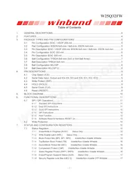 W25Q32FWBYIC TR Datenblatt Seite 2