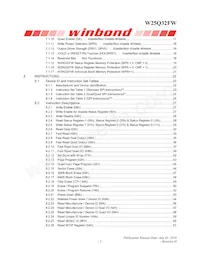 W25Q32FWBYIC TR Datenblatt Seite 3