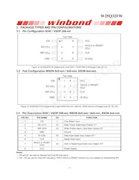 W25Q32FWBYIC TR Datasheet Page 6
