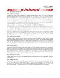 W25Q32FWBYIC TR Datasheet Page 10