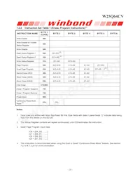 W25Q64CVZPJP Datasheet Page 20