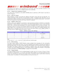 W631GG6MB15J Datasheet Page 21