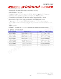 W631GU6KB11I Datasheet Page 6