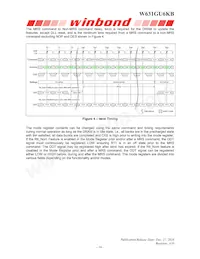 W631GU6KB11I Datasheet Pagina 16