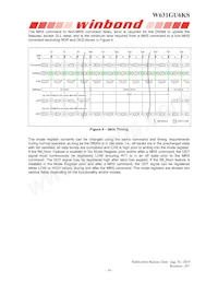 W631GU6KS-15 TR Datasheet Page 16